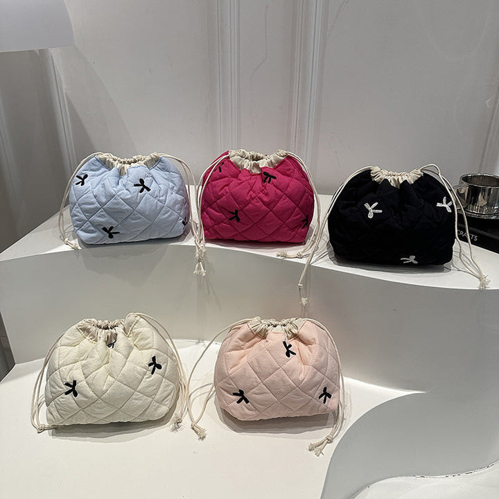 Quilted Drawstring Pouch Kalsten