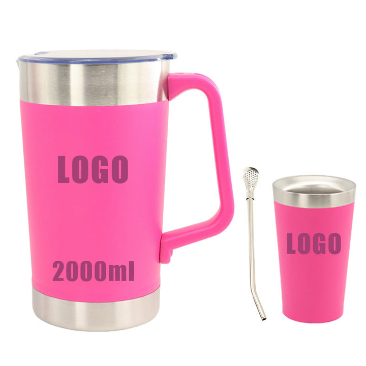Women's insulated coffee cup with ergonomic handle Kalsten