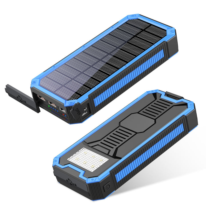 Solar Powerbank with Integrated Flashlight and Fast Charging Function Kalsten