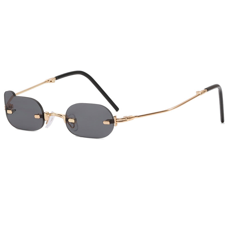 Ladies exclusive fashionable sunglasses with shiny metal frame Kalsten