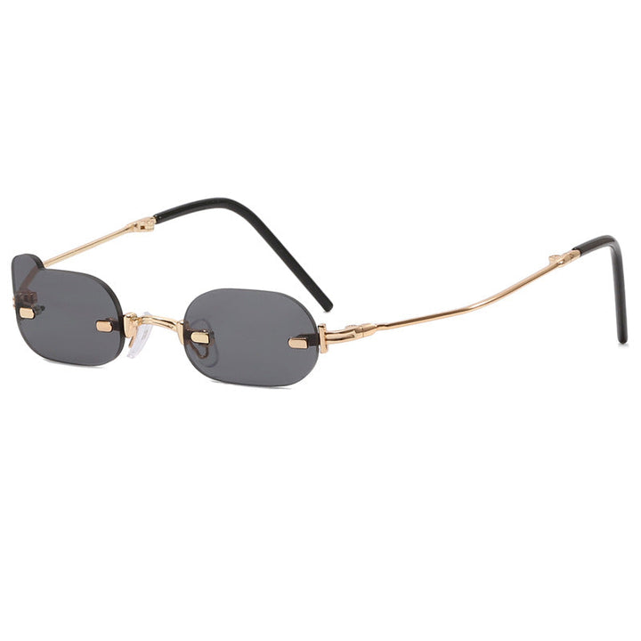 Ladies exclusive fashionable sunglasses with shiny metal frame Kalsten