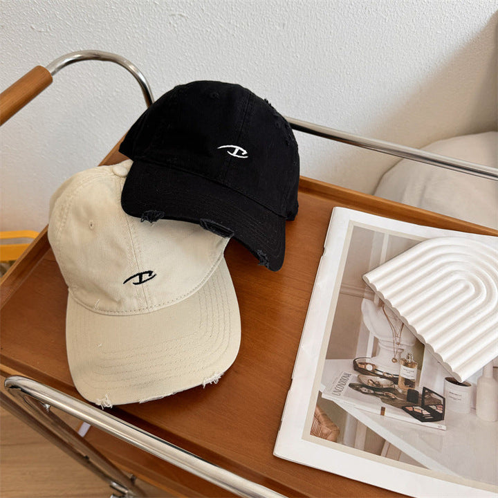 Men's Distressed Cotton Baseball Cap Kalsten