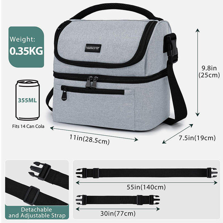 Ladies Insulated Picnic Bag with Multiple Compartments Kalsten