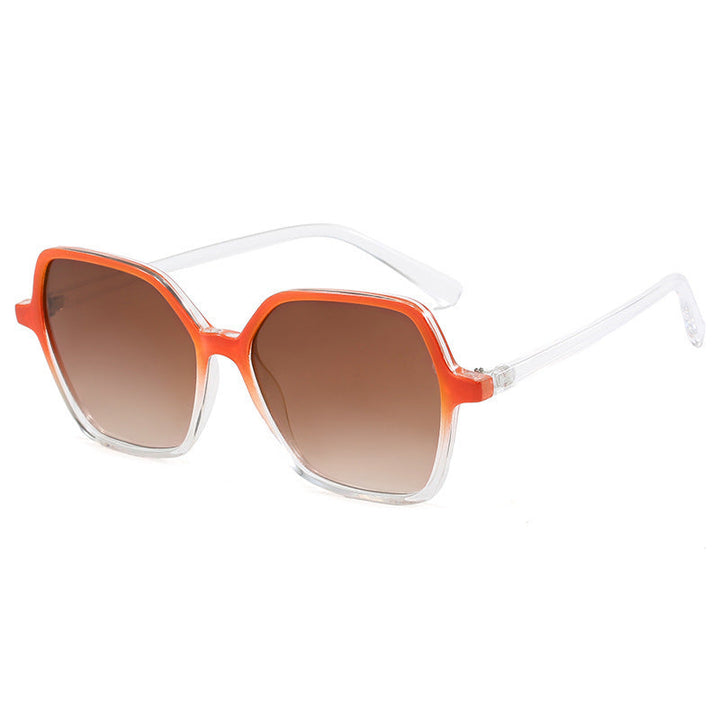 Women's oversized sunglasses with modern, transparent frame Kalsten