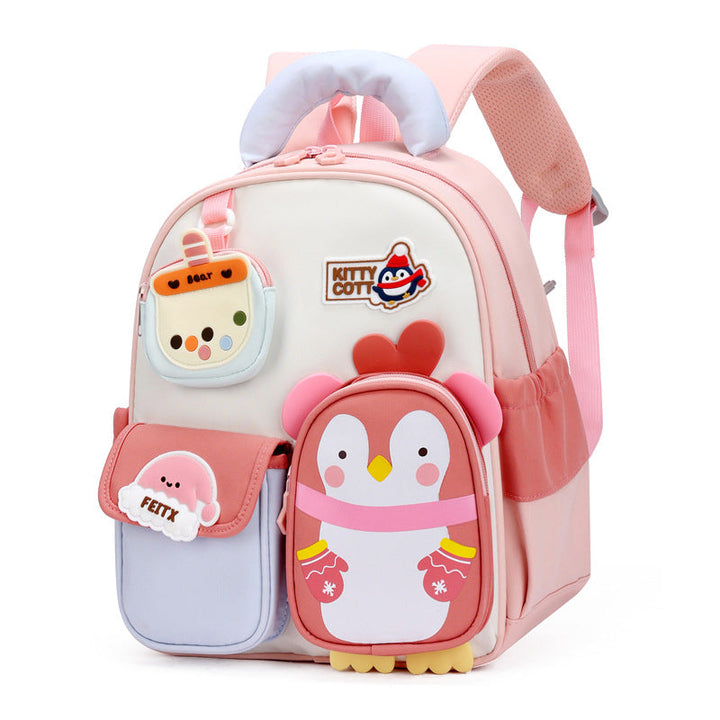 Children's Playful Character Design School Backpack