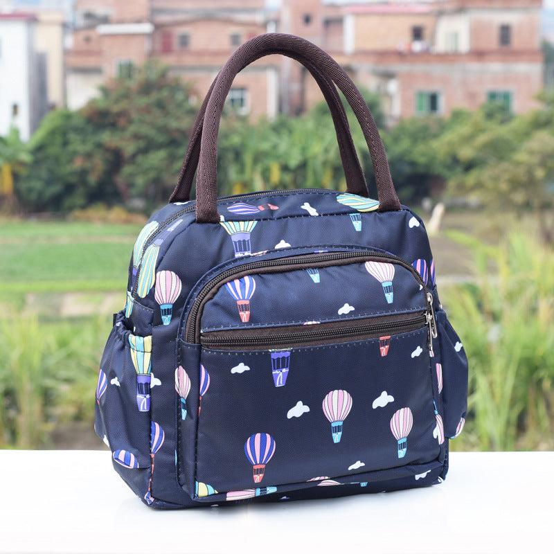 Cat Pattern Insulated Lunch Tote Kalsten