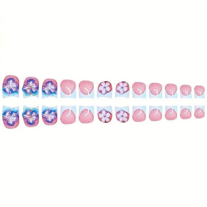 Floral-Inspired Press-On Nail Art Kalsten