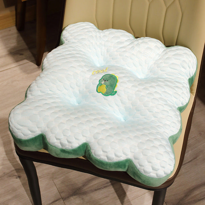 Plush seat cushion with funny animal motif Kalsten