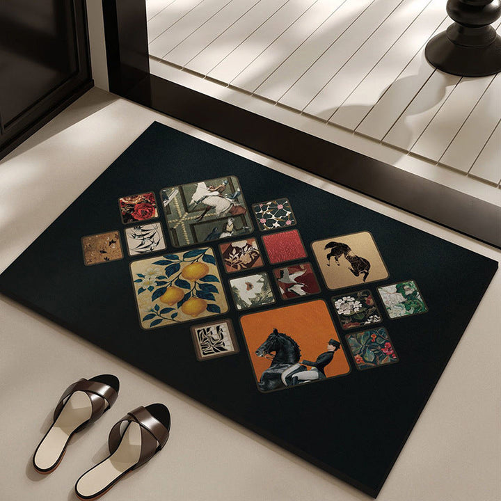 Artistic Patchwork Entry Mat Kalsten