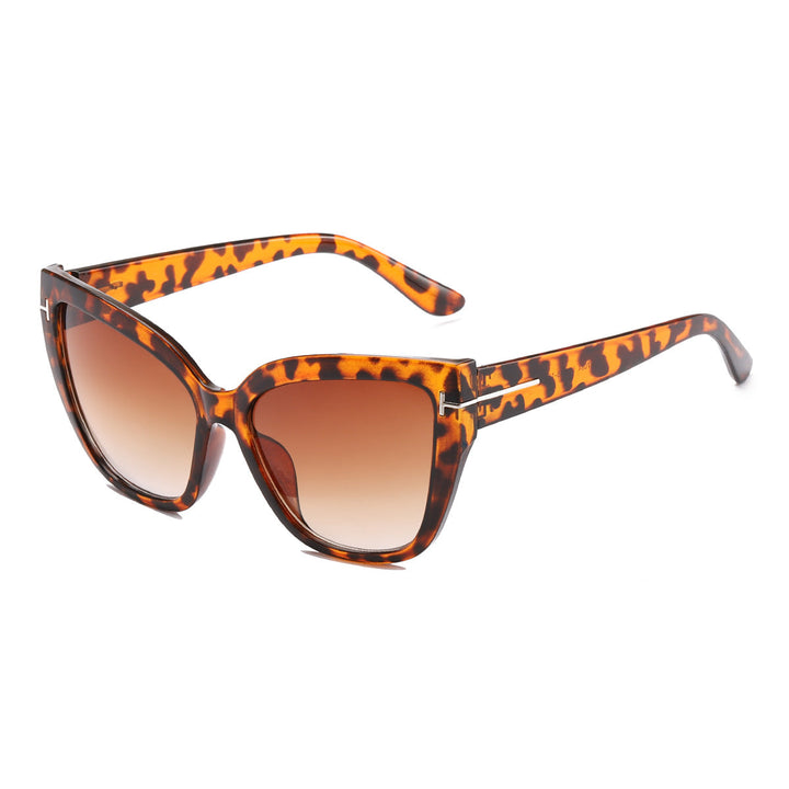 Ladies Cat-Eye Sunglasses with Fashionable Structured Frame Kalsten