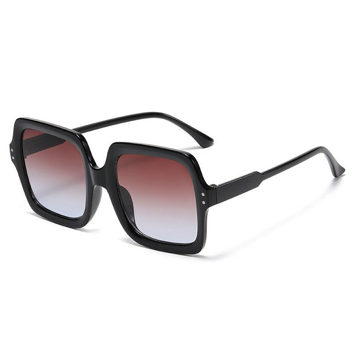 Ladies fashionable square sunglasses with mirrored lenses Kalsten