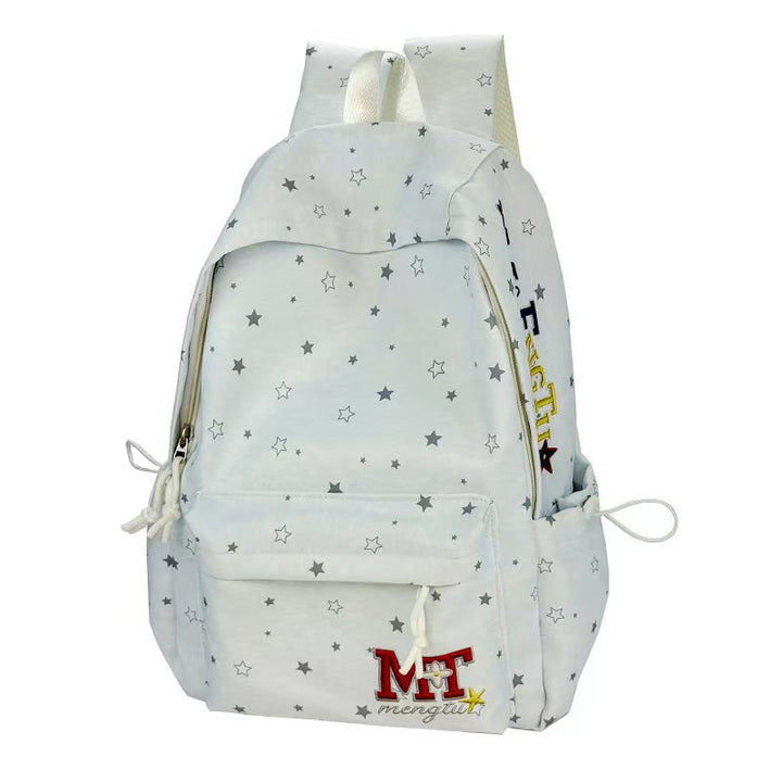 Star-Print Student Backpack Kalsten