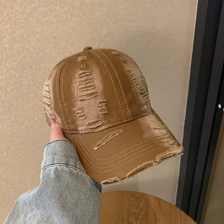 Women's Distressed Cotton Baseball Cap Kalsten 1784270737