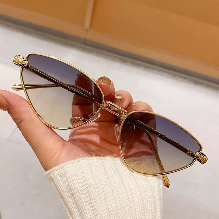 Ladies Designer Sunglasses with Chic Cat Eye Design and Luxurious Frame Kalsten