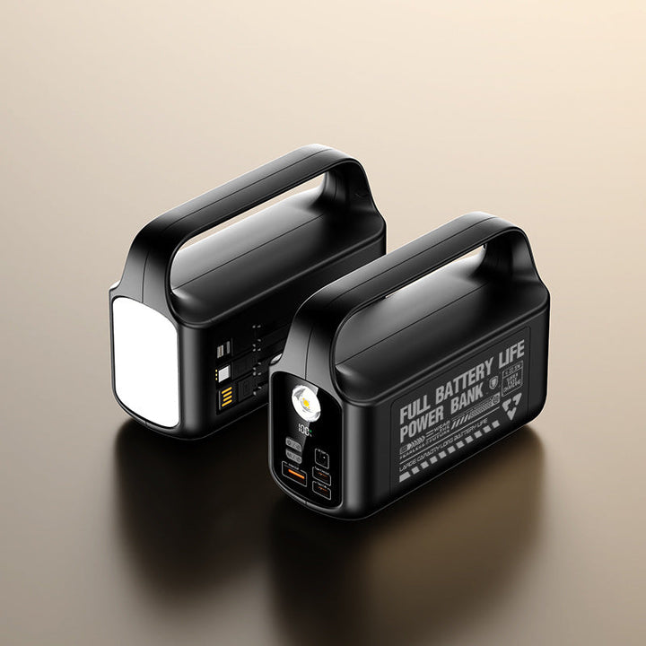 Portable power bank with integrated LED light and fast charging function Kalsten