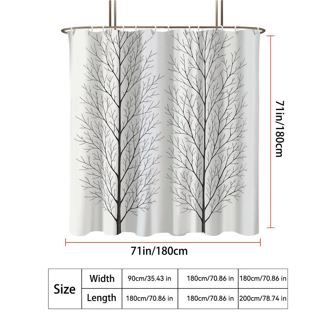 Artistic Tree Design Shower Curtain Kalsten