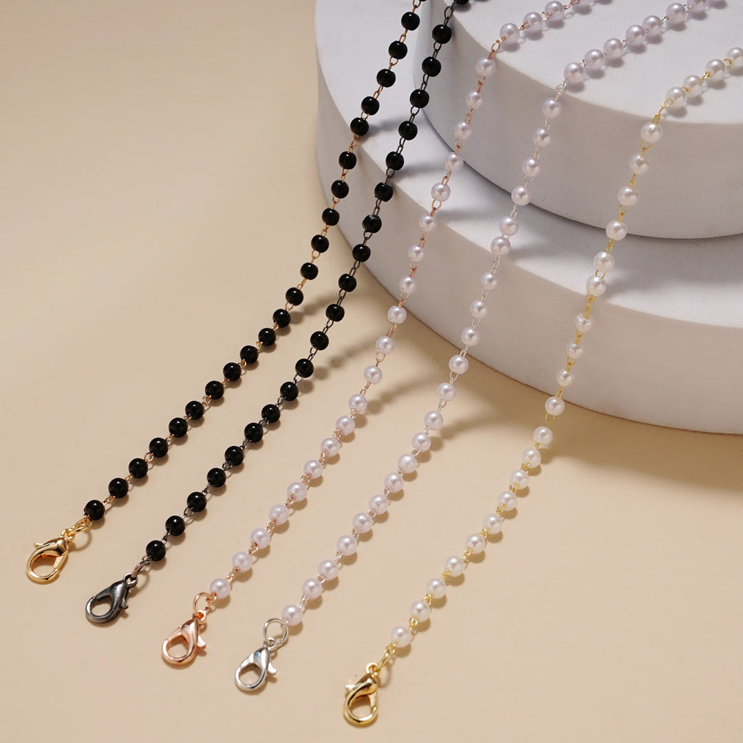 Pearl-Linked Eyewear Chain Kalsten