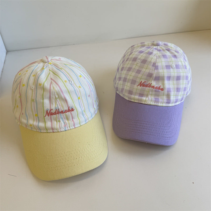 Women's Adjustable Plaid Baseball Cap Kalsten