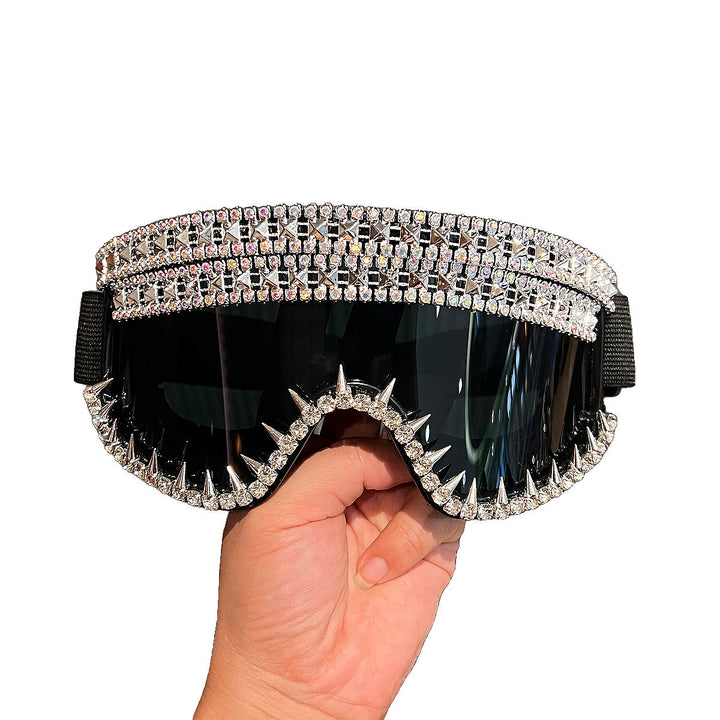 Ladies Ski Goggles with Extravagant Rhinestone Design Kalsten