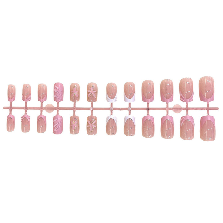 Elegant Floral Design Press-On Nail Set Kalsten