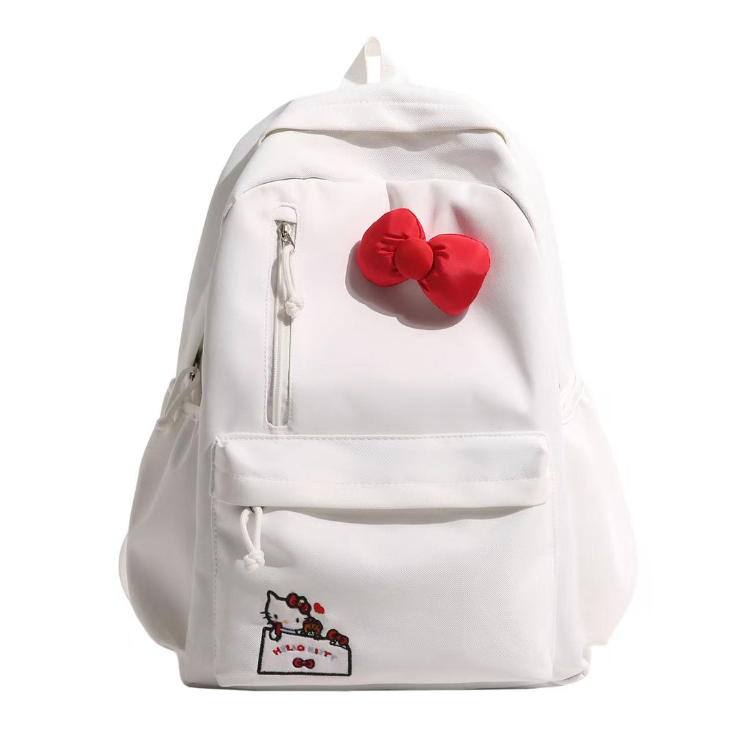 Cute Bow-Embellished Backpack Kalsten