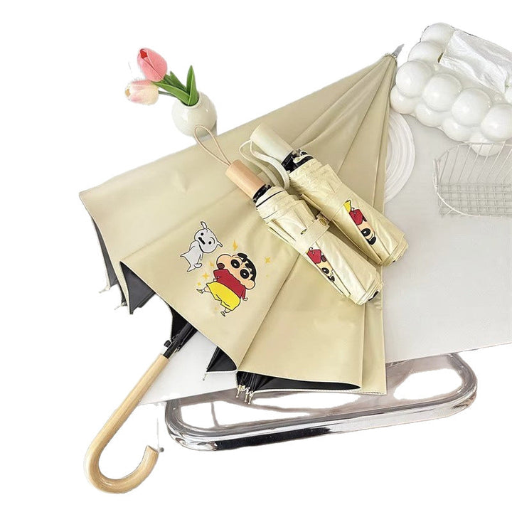 Women's folding umbrella with creative character design Kalsten