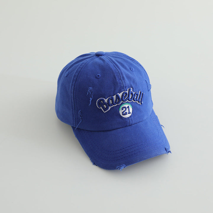 Men's Distressed Cotton Baseball Cap Kalsten