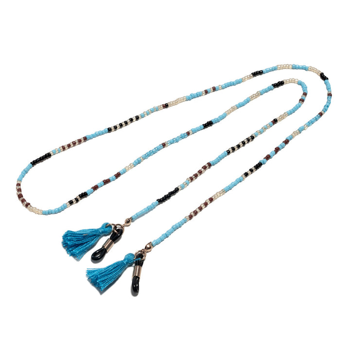 Beaded Eyewear Chain with Tassels Kalsten