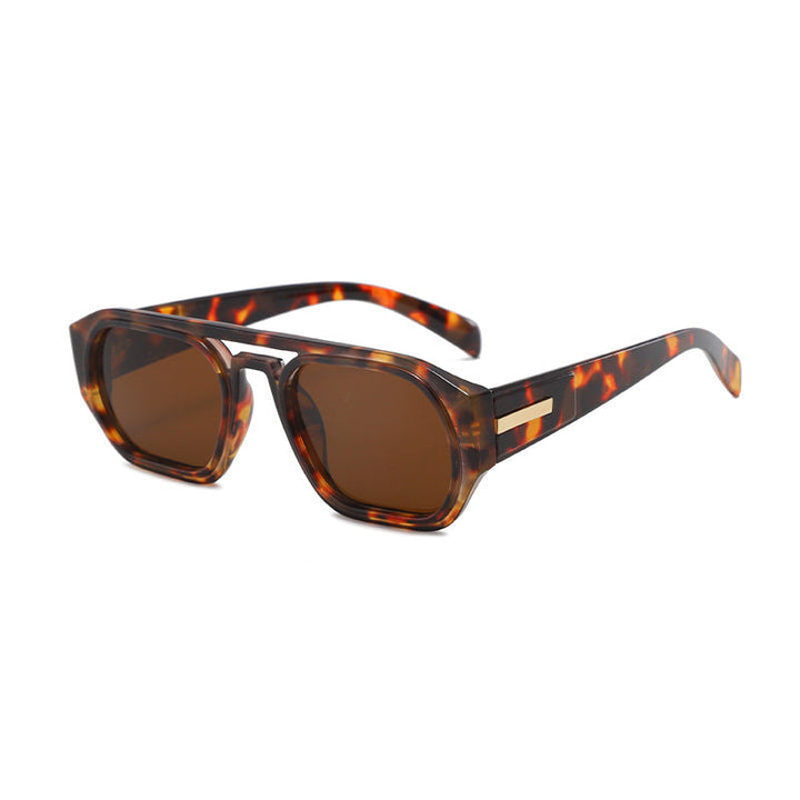 Women’s fashionable rectangular glasses with elegant metal accent Kalsten