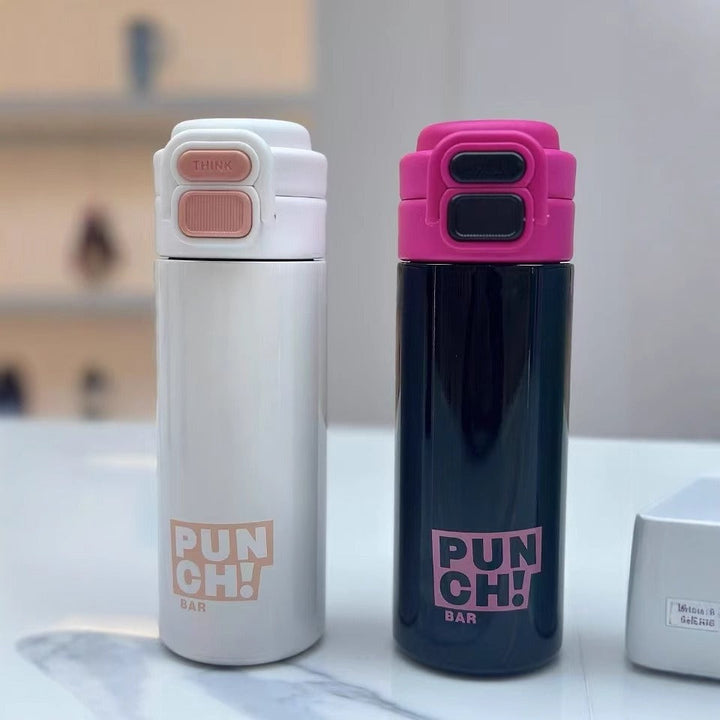 Women's modern insulating drinking bottle with innovative closure system Kalsten