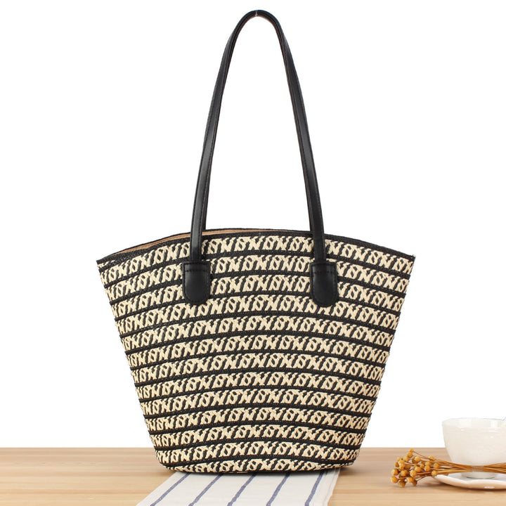 Beach bag with refined leather accents Kalsten