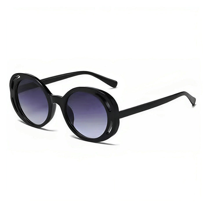 Women Oval Designer Sunglasses with Classic Detail Kalsten