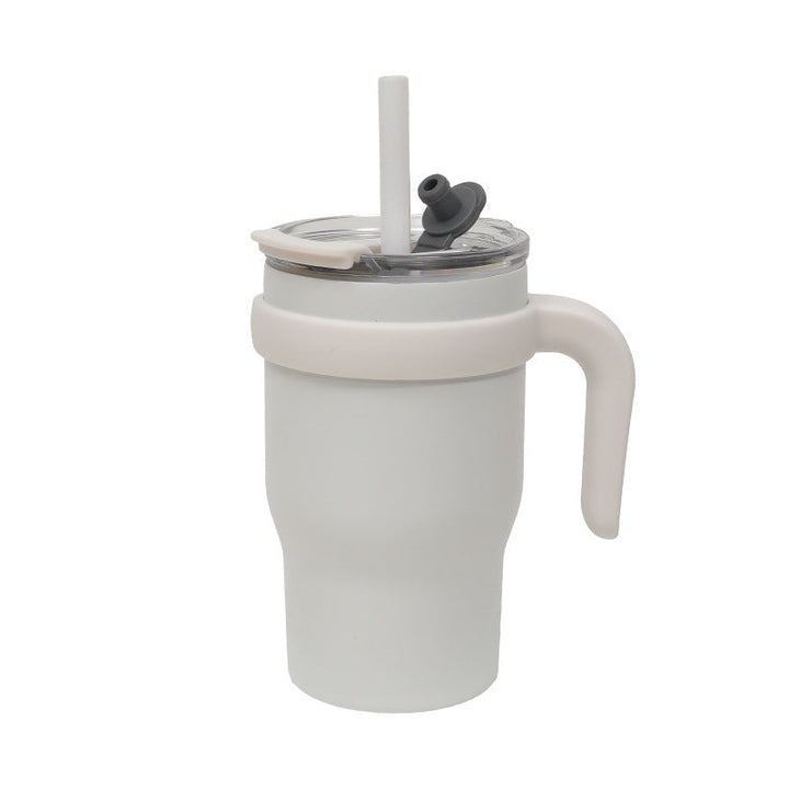 Women's Insulated To-Go Cup with Ergonomic Handle and Flexible Straw Kalsten