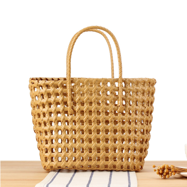 Handcrafted basket bag with unique structural design Kalsten