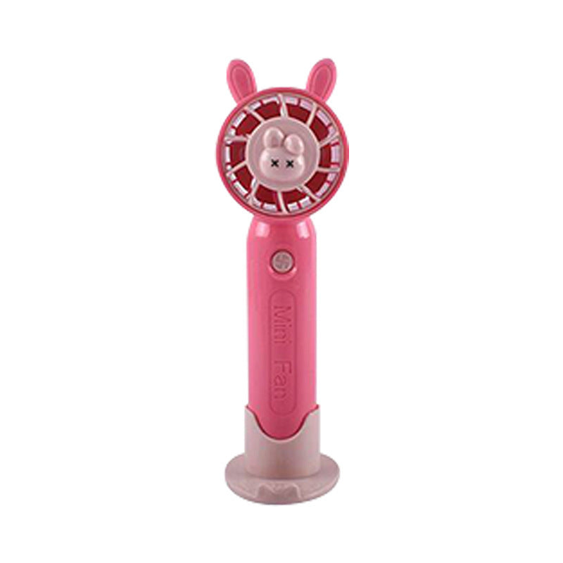 Unisex nan portable rechargeable handheld desk fan with silicone suction base and quiet brushless motor Kalsten