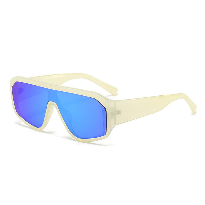 Men's Futuristic Oversized Shield Sunglasses Kalsten