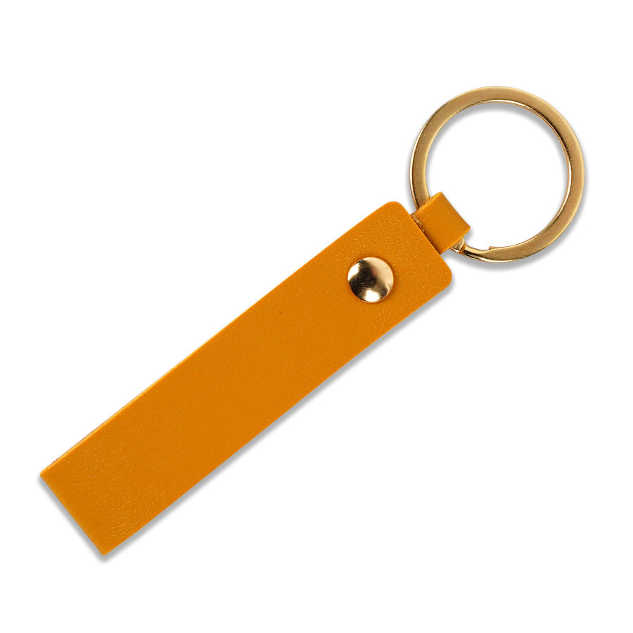 Unisex keychain made of high-quality artificial leather with practical loop Kalsten