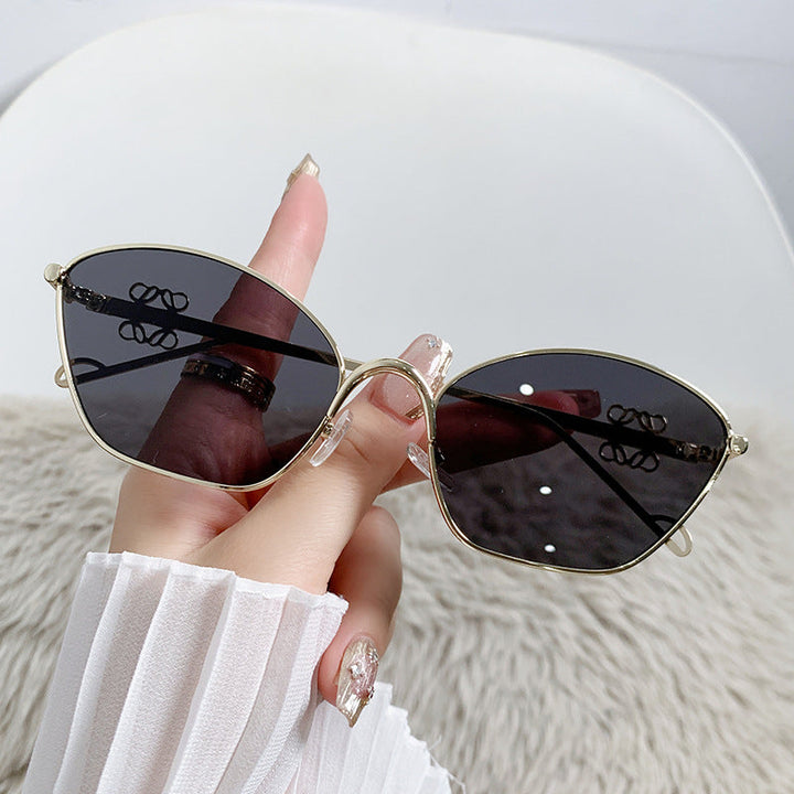 Women's fashionable Cat-Eye sunglasses with delicate metal frame Kalsten
