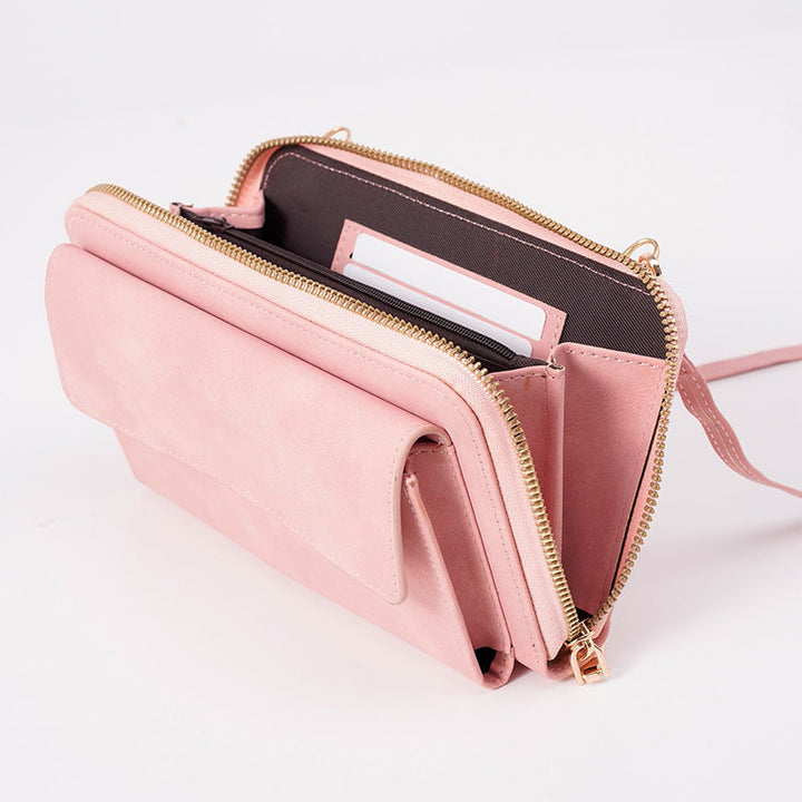 Handbag with multifunctional compartments and removable shoulder strap Kalsten