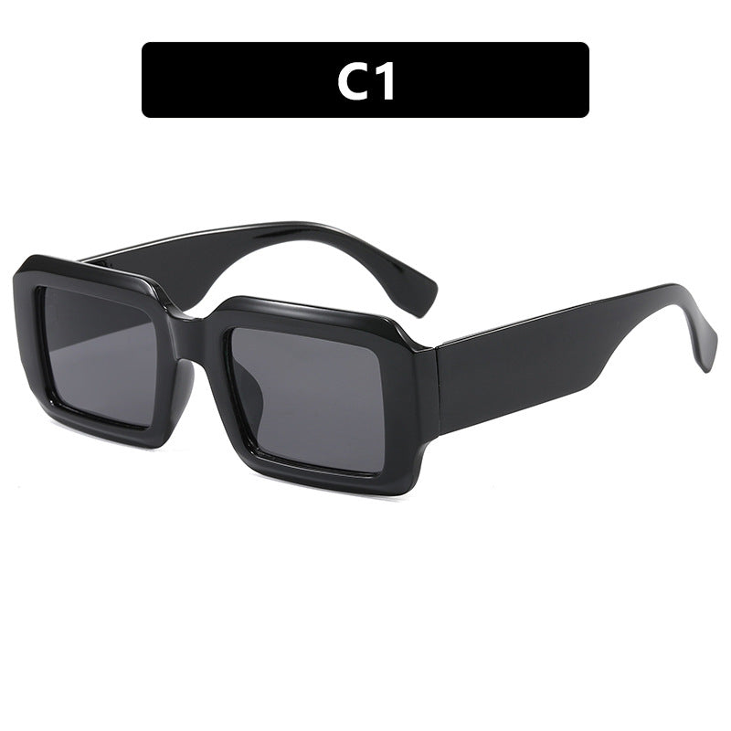 Ladies oversized square sunglasses with modern plastic frame Kalsten