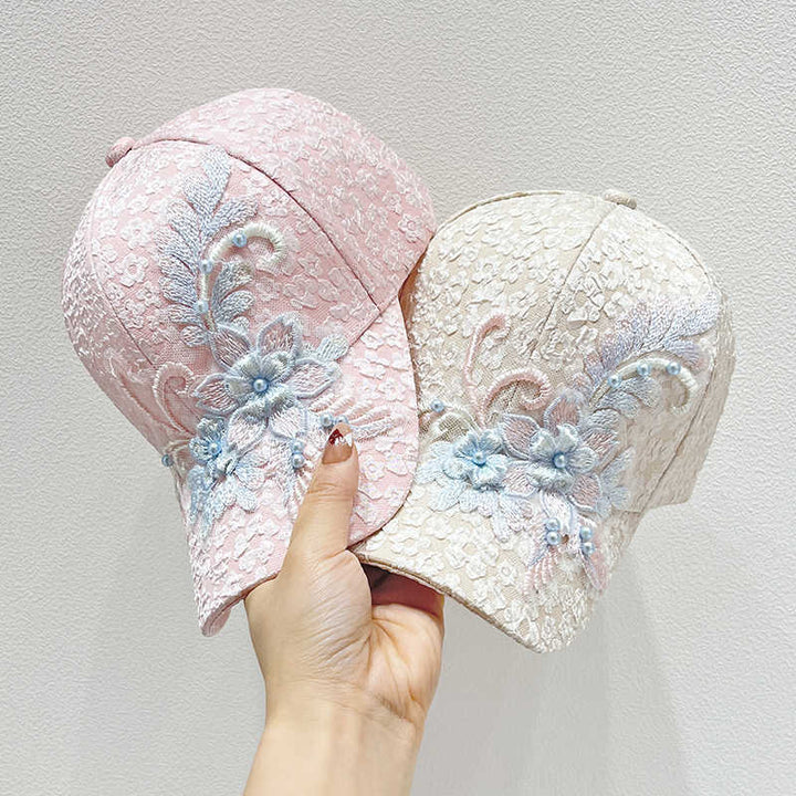 Women's Embroidered Lace Baseball Cap Kalsten