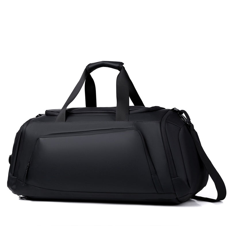 Sporty travel bag with integrated shoe compartment and multifunctional storage Kalsten