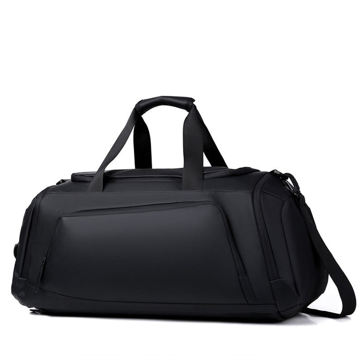 Sporty travel bag with integrated shoe compartment and multifunctional storage Kalsten