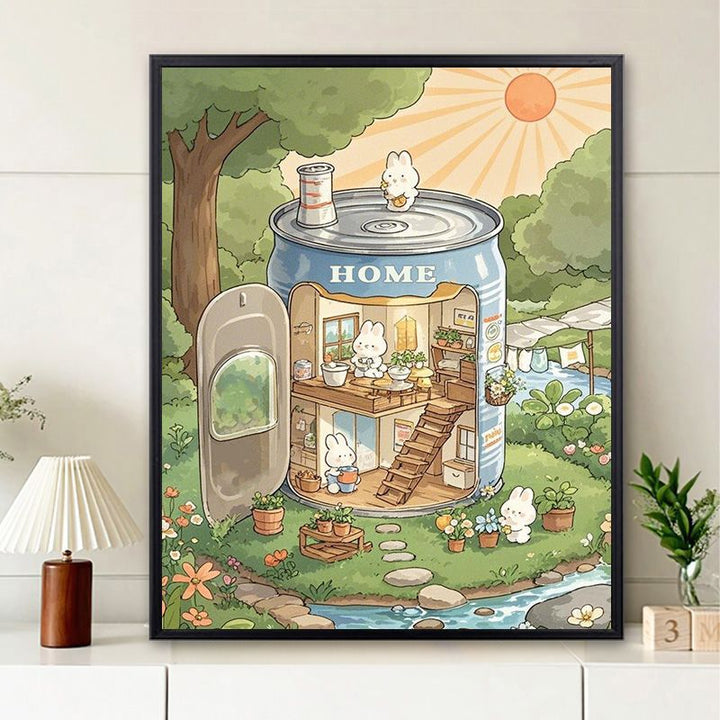 Whimsical Home Illustration Wall Art Kalsten