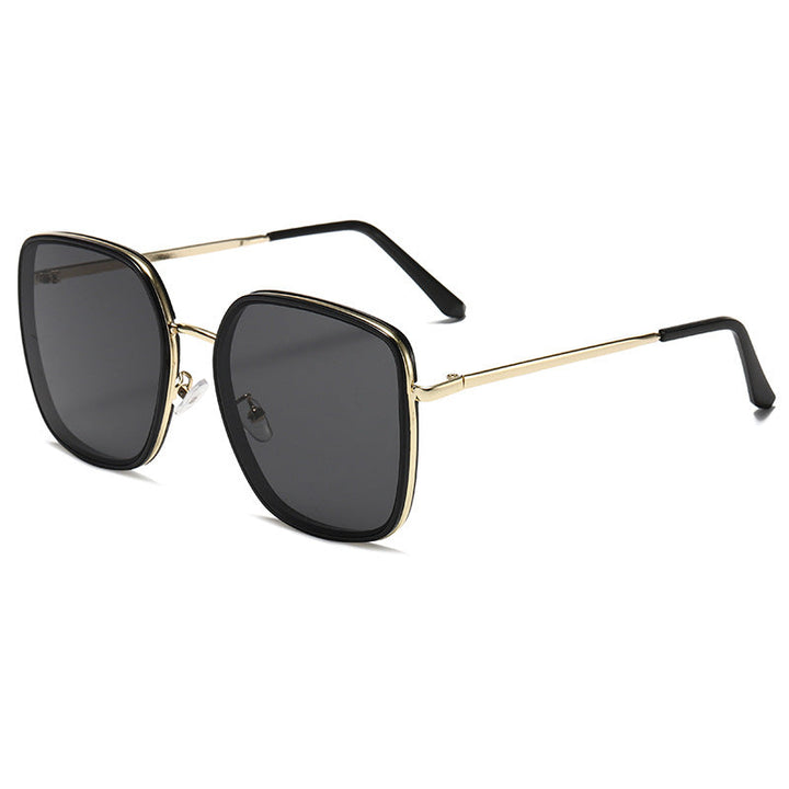 Ladies square sunglasses with luxurious metal frame and UV protection Kalsten