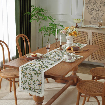 Elegant Floral Decorative Table Runner