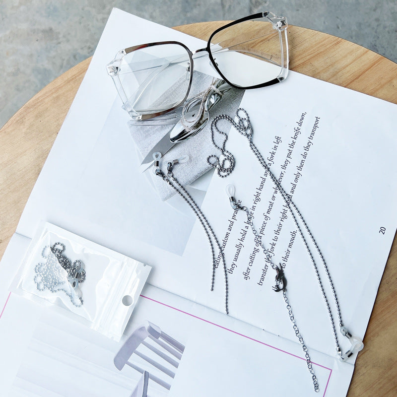 Stylish Metallic Eyewear Chain Kalsten