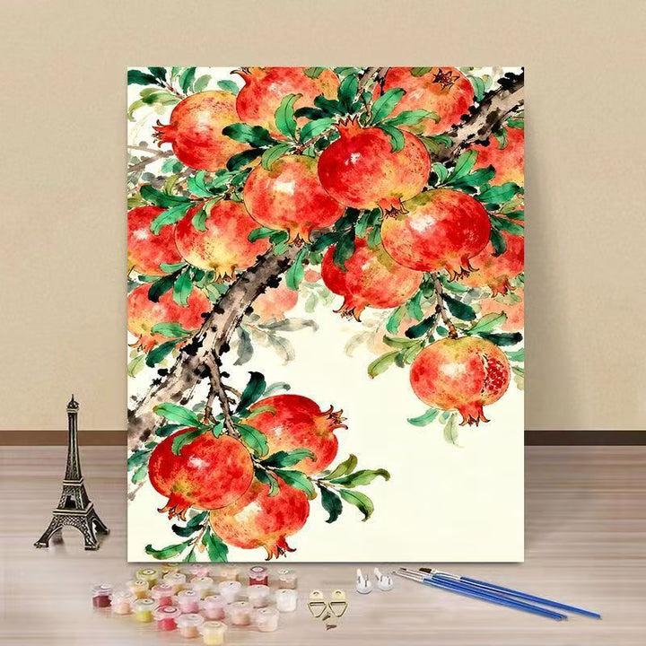 Artistic Pomegranate DIY Paint by Numbers Kit Kalsten