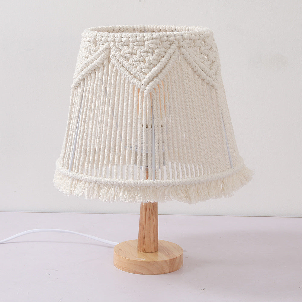 Bohemian Macramé Table Lamp Acalora
