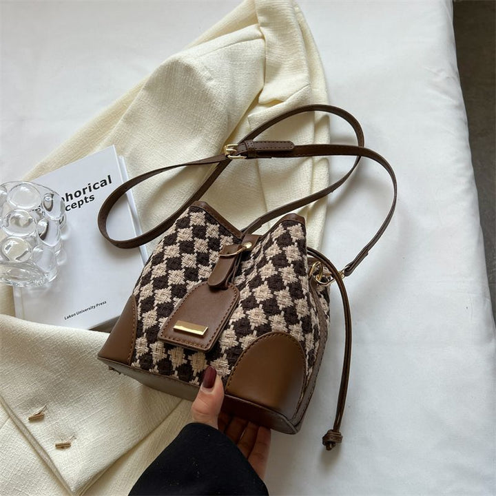 Chic Textured Bucket Bag Kalsten